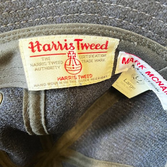 Blue Wool Bucket Hat - Harris Tweed x Mark McNairy - Picture 9 of 10